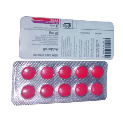 30 pack adderall mg 10 blister