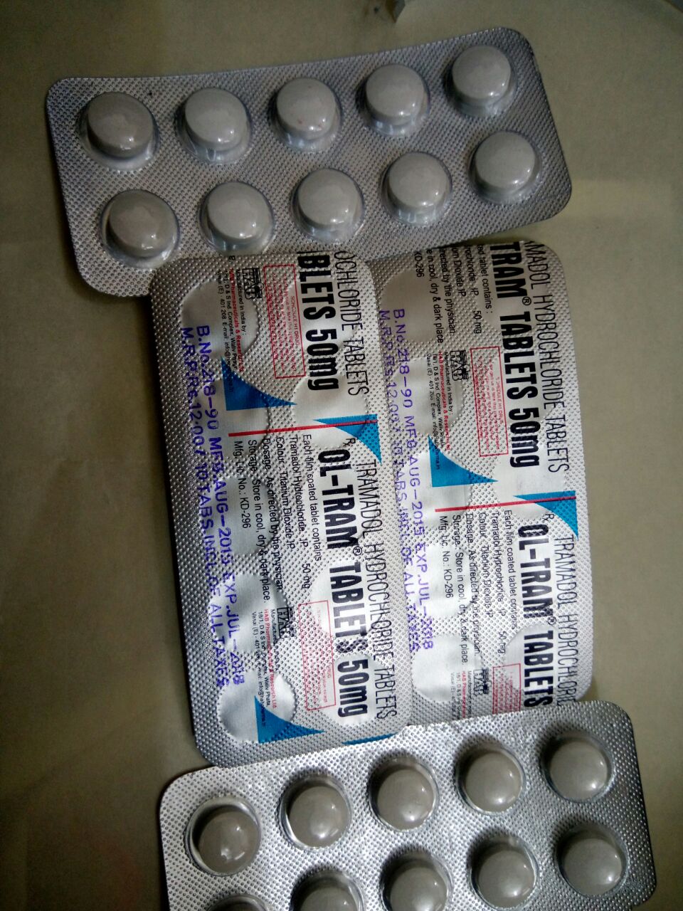 Fake Oxy Tramadol Hcl 50mg Tablets